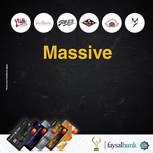 Enjoy flat 50% discounts on scrumptious meals with Faysal Islami Noor Card on your favourite restaurants Apply now for Noor Card, visit https://bit.ly/2UycOnb Terms & Conditions Apply | Offer is valid till 30th September 2021 | Faysal Bank Limited