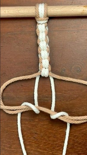 Macrame Endless Falls Knot, Easy Knot Tutorial for Beginners | Makramee Knotenmuster für Anfänger