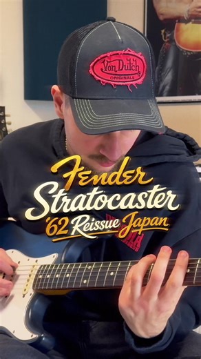 Fender Stratocaster ‘62 Reissue MIJ🇯🇵 Vintage vibe. Pure Strat tone. This one has real character. Full review now on YouTube. #fender #stratocaster #fenderjapan #vintageguitar #guitar