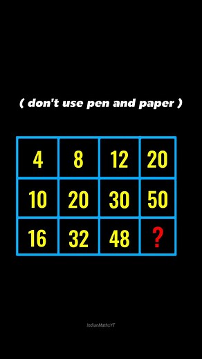 Can you solve it? Follow for more. #maths #reasoning | Indian Maths
