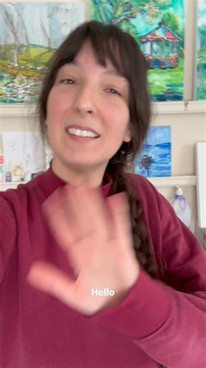 Willow Gentile Studio & Gallery | The only thing that makes sense right now: community, coffee, and art. Painting #1 “Libby’s corn tower” 8x10” Painting #2 “Crooked tree”... | Instagram