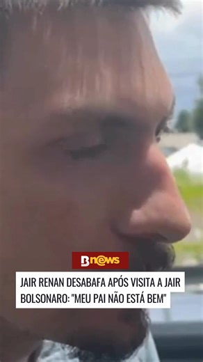 BNews on Instagram: "👉 O vereador de Balneário Camboriú (SC) Jair Renan (PL) visitou o pai, Jair Bolsonaro (PL), no hospital DF Star, em Brasília, onde o ex-presidente está internado desde a semana passada. 😥 Na saída da unidade de saúde, Jair Renan demonstrou preocupação com a saúde do ex-presidente. O vereador disse ainda que Bolsonaro está em jejum e sonolento enquanto aguarda uma cirurgia à qual será submetido. 🗣️ “Meu pai não está bem. Se estivesse bem, não estaria fazendo cirurgia”, dis