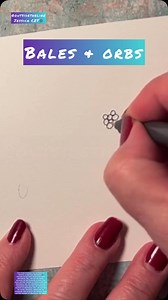 Jessica at Outside the LinZ | Zentangle how to tangle bales and orbs 🥰✍️ find times I use below 👇 . . Find more here the Grabie pens, Earthing mat and... | Instagram