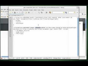 Moodle: Importing quiz questions with multimedia content using GIFT format