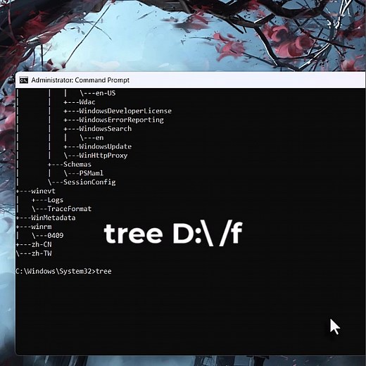 Essential Windows Command for Visualizing Folder Structures
