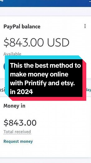 This the best method to make money online with Printify and etsy in 2024 #makemoneyonline2024 #onlinejobsthatpayinkenya #transcribe #online #moneymatters #legitonlineparttimejob #foryou #trending