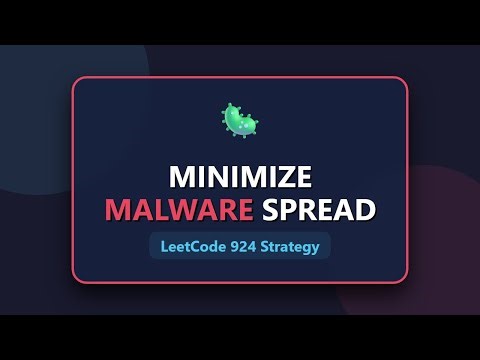 Minimize Malware Spread - LeetCode 924 - Graph Theory Explanation