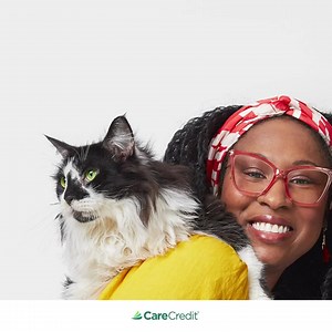 2.1K reactions · 616 shares | The CareCredit credit card has your back when it comes to healthcare costs for you, your family and even your pets. It can help you finance eye exams for you, medications for your cat, and dental healthcare for both of you. Apply for your card now. | CareCredit | Facebook