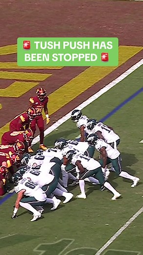 never thought this would happen 😳 #philadelphiaeagles #tushpush #nfl #washingtoncommanders