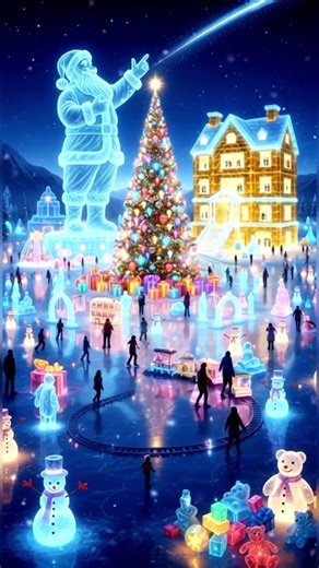 "Snowy Whispers of Merry Christmas: A White Winter Wonderland"#trending#shorts#shortfeed#videosearch