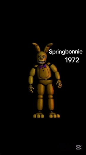 Evolution of spring bonnie #oldies #retro #vintage #classic #trending #fnaf