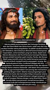 Dalam per4ng besar Kurukshetra, Nakula bertarung gagah berani di medan laga, menunjukkan kesetiaan dan keberanian luar biasa. la menaklukkan banyak ksatria pihak Kurawa, meski tidak sebanyak Arjuna atau Bima. Namun, perannya sangat penting dalam menjaga formasi dan semangat t3mpur Pandawa... #fypppp #reels #viral #india | Marsya Ghina