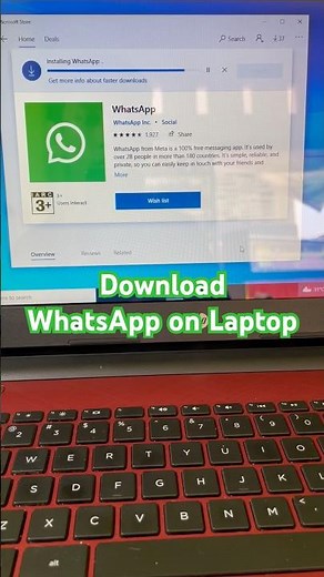 How to download whatsapp on laptop #install #service #whatsapp #whatsappweb