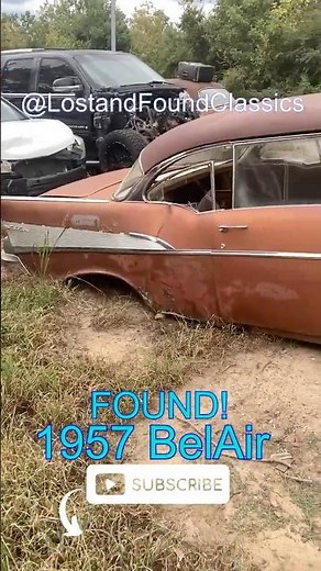 FOUND: 1957 Bel Air in a Salvage Yard #shorts