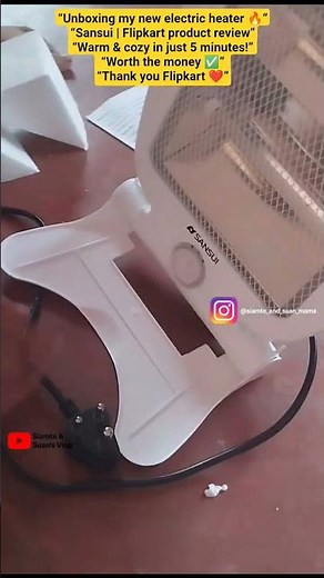 🔥 Unboxing My New Electric Heater | Sansui Flipkart Review | Worth Every Penny!