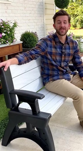 Convert-a-Bench Gen II XL Designer Series Bench-to-Table Modern Outdoor Patio Furniture Stool Chairs#tiktokshop #freeshipping #sale