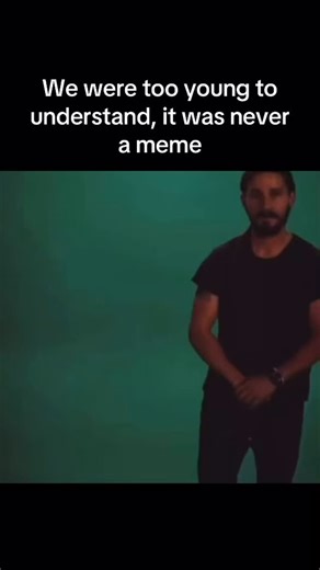 Memes on Instagram: "🥲 The “Just Do It” meme featuring Shia LaBeouf is a comedic edit of a 2014 Nike ad campaign where LaBeouf delivers an intense, dramatic monologue about perseverance and motivation. The clip has been memefied to showcase his over-the-top expressions and reactions, often used to humorously depict determination or motivation in absurd or mundane situations. The meme typically involves LaBeouf’s intense screaming of “JUST DO IT” or other phrases from the ad, such as “Don’t let