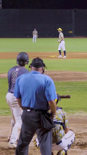 Strikeout from 100ft away✅ Umpire flossing and twerking✅ . . . #savannahbananas #bananaball #umpire #baseball #trickshot #trickplay #reelsfb #viral #AllStarGame | The Savannah Bananas