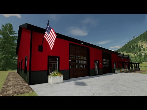 Shouse (Big American House) - Farming Simulator 2022 [FS 22 LS 22 Placeable Farmhouse Build Mod]