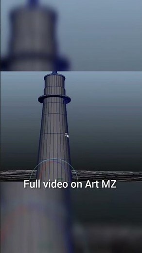 Lighthouse 3D modeling. Autodesk Maya tutorial