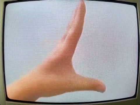Homemade Oobi Logo on a crt TV