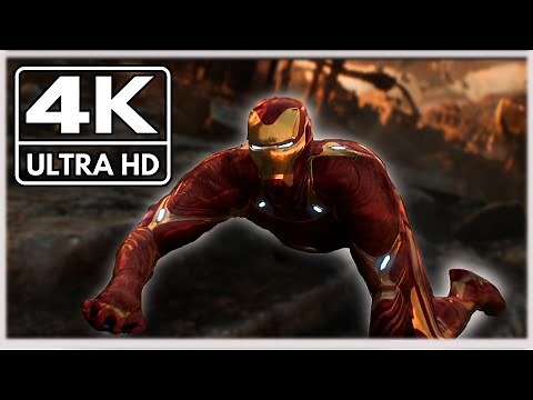 Iron Man Nanotech Power Scenes 4K IMAX