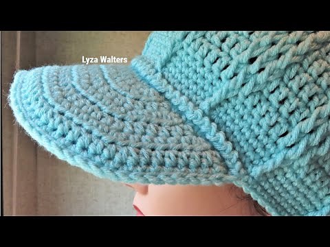 Attach Brim to Hat & Edging | Crochet Stylish Ribbed Hat Part 4