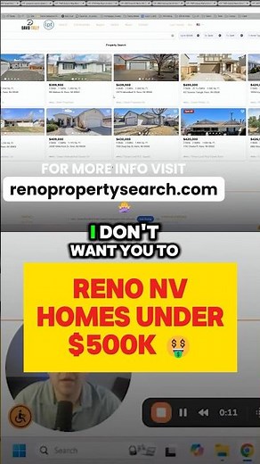What You Can Buy in Reno for Under $500K 🏠 | Reno NV Homes for Sale!