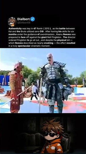 Authenticity was key in 47 Ronin (2013), as the battle between Kai and the Brute...