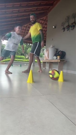 Treino com meu PAI #neymardribles#futebol #treino