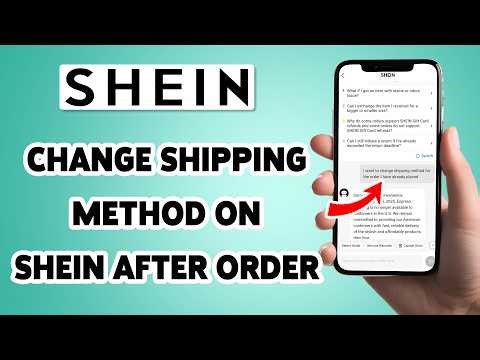 How To Change Shipping Method On Shein After Order 2026 | Edit Delivery Option | Shein App