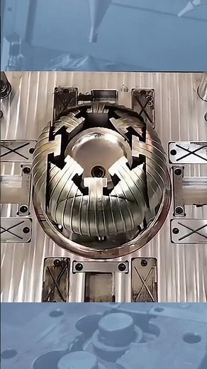 Collapsible Core Mold Mechanism - Inward Retraction