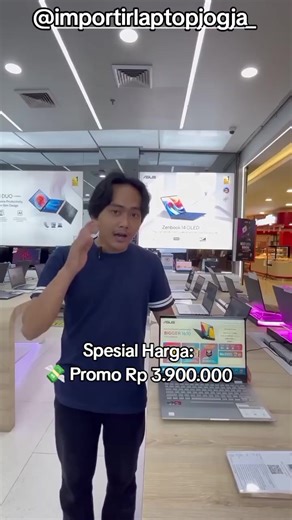 Asus Vivobook S14 Flip TN3402YA Prosesor: AMD Ryzen 5 7430U RAM: 16GB. Penyimpanan: 512GB SSD. Layar: 14-inch WUXGA (1920 x 1200) Touchscreen, konvertibel 360 derajat Asus. Fitur: Windows 11 Home Office Home Student 2021. Kondisi Baru (new) Garansi Resmi 2Tahun Promo Rp 3.900.000 🇮🇩 Siap kirim kirim se Indonesia 📲Order Cek WA Di BIO 🏢Outlet : Ruko Raflesia Babarsari Square 2 Kav 1 Jalan Babarsari Raya Catur Tunggal Depok Sleman DIY #jualbelilaptop #laptop #laptopsecond #laptopmurah #laptopbe