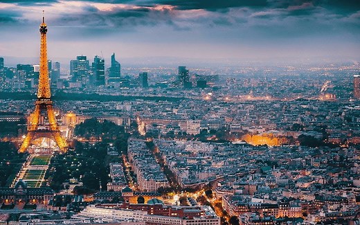 【延时摄影】法国巴黎超清4K延时 | Paris Cinematic 4K - Paris City France Time Lapse