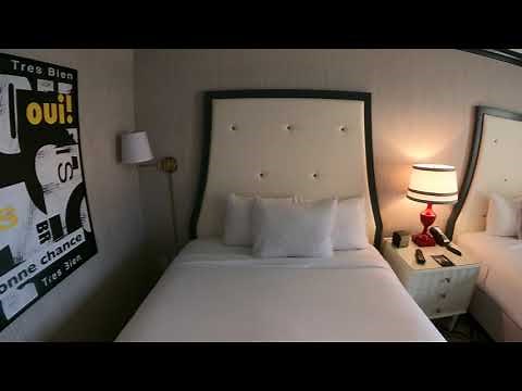 Paris Las Vegas Burgundy Room *2 Queen Beds* (Walkthrough)
