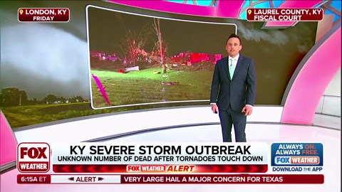 Deadly tornado tears through London, Kentucky