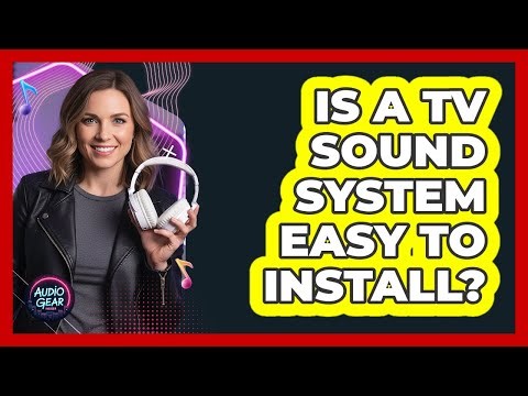 Is A TV Sound System Easy To Install?