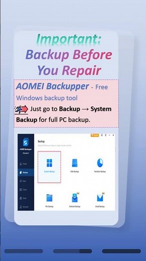 Repair Windows 11 with Command Prompt (Fast & Easy)#windows11 #cmd #repair #windowstips #shorts