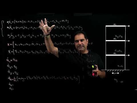 Video 7: Unscented Kalman Filter for parameter Estimation of a 3-DOF damped spring–mass system