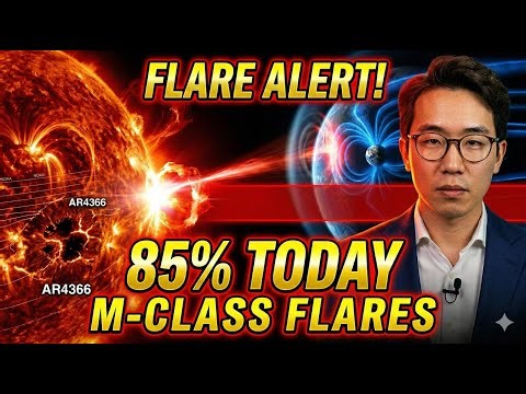 FLARE ALERTS RISE TODAY! 85% C-Class + 25% M-Class as AR4366 Emerges
