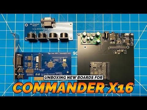 Unboxing New Commander X16 Cards | The Oasis BBS