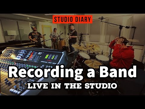 Recording a Band Live in the Studio