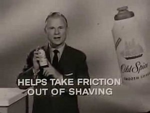 Vintage Old 1960's Shulton Old Spice Smooth Shave Shaving Cream Commercial
