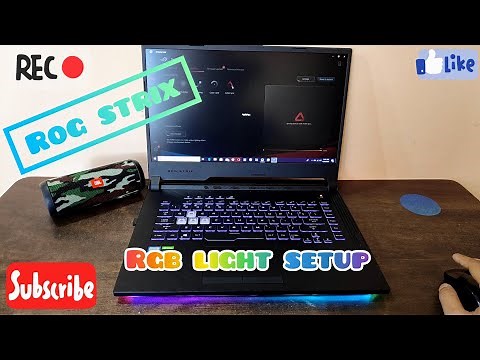 Asus ROG Strix RGB🔥 Setup Tutorial 👍 | Learn to switch btwn different Patterns and Shortcut #AsusROG