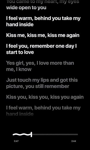 Kiss Me Again - ROY BEE 🎵 (sped up) #lyrics #shorts