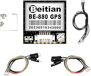 BE-880 GPS Receiver Module with Flash HMC5883L Compass 10th Chip GPS Antenna TTL Level 38400bps for Arduino Aircraft Pixhawk APM Flight Controller