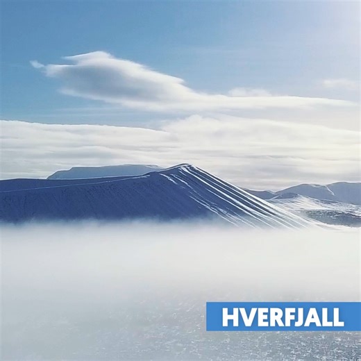15K views · 355 reactions | Stunning views of Hverfjall, the volcanic crater in North Iceland! ❄️ Hiking to the top offers panoramic vistas of the surrounding landscapes, including Lake Mývatn and distant mountains. A must-see for nature lovers and adventure seekers! 量⛰️  Hverfjall, North Iceland | Guide to Iceland | Facebook