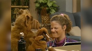 ALF "This isn't a job, it's a glittery fast-paced career! If I play my cards right I can bring home twice what the civil servant here does" #ALF #cosmetic #job #tvshow #sitcom #humor | Alf
