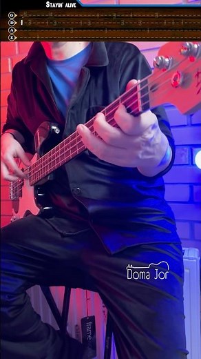 Stayin' alive - Bee Gees | Bass Tab