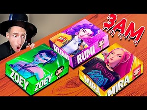 J’AI ACHETÉ TOUTES LES BOÎTES MYSTÈRES KPOP DEMON HUNTERS SAJA BOYS À 3H00 DU MATIN !!